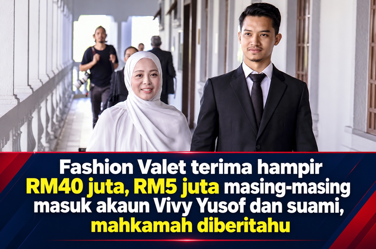 Fashion Valet terima hampir RM40 juta, RM5 juta masing-masing masuk akaun Vivy Yusof dan suami, mahkamah diberitahu
